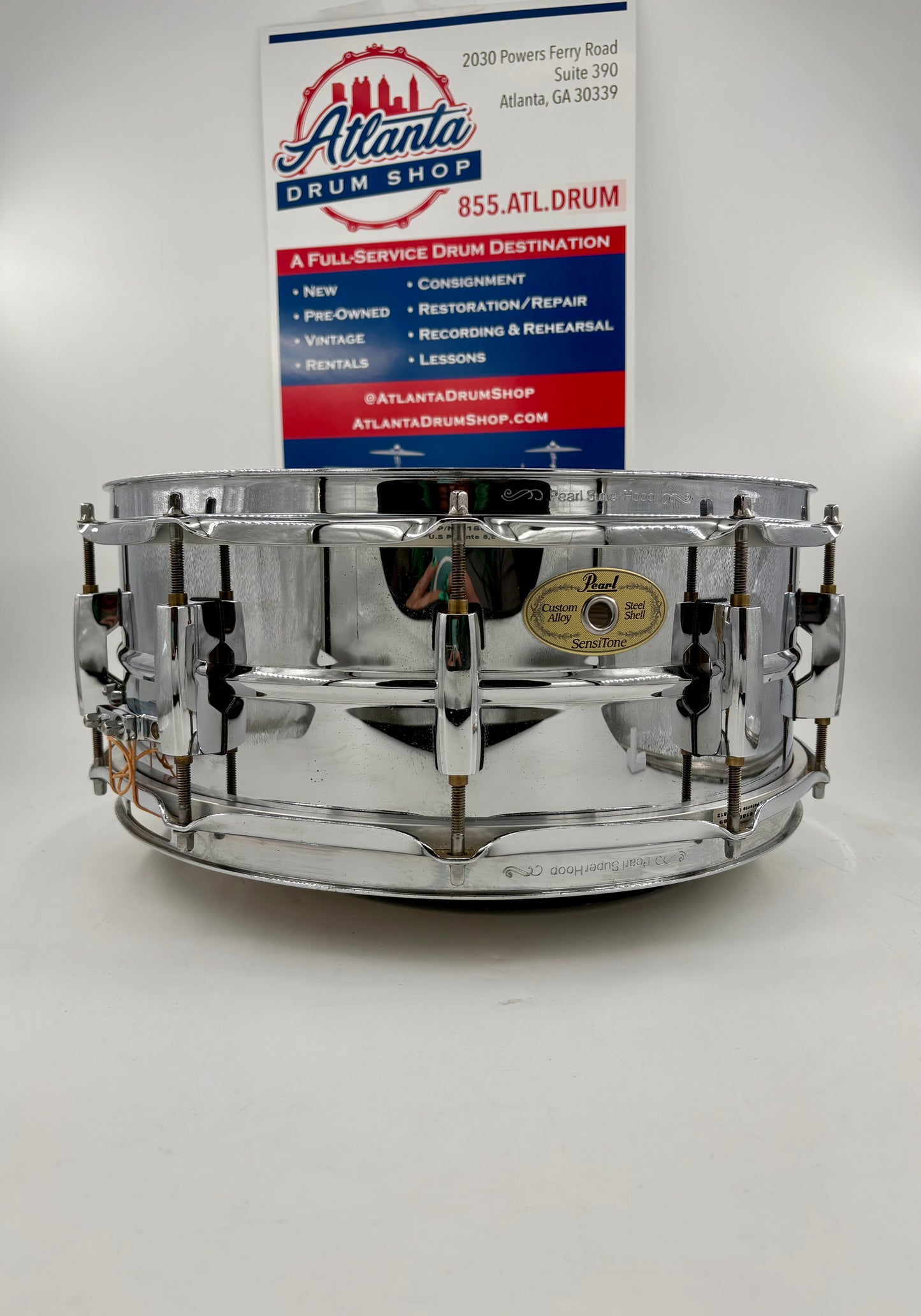 Pearl 14"x6" Custom Alloy Steel Shell Sensitone Snare
