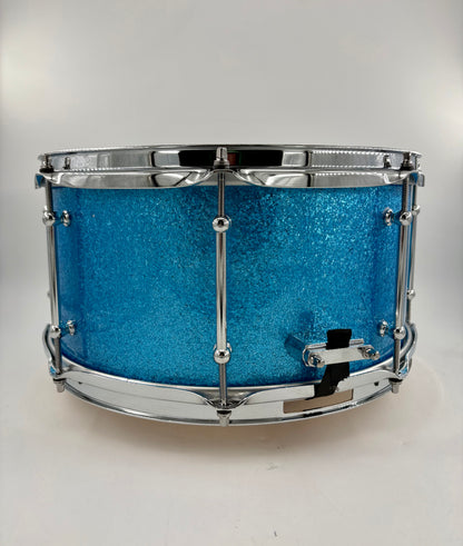 Montineri Custom 7”x14” Light Blue Sparkle Snare