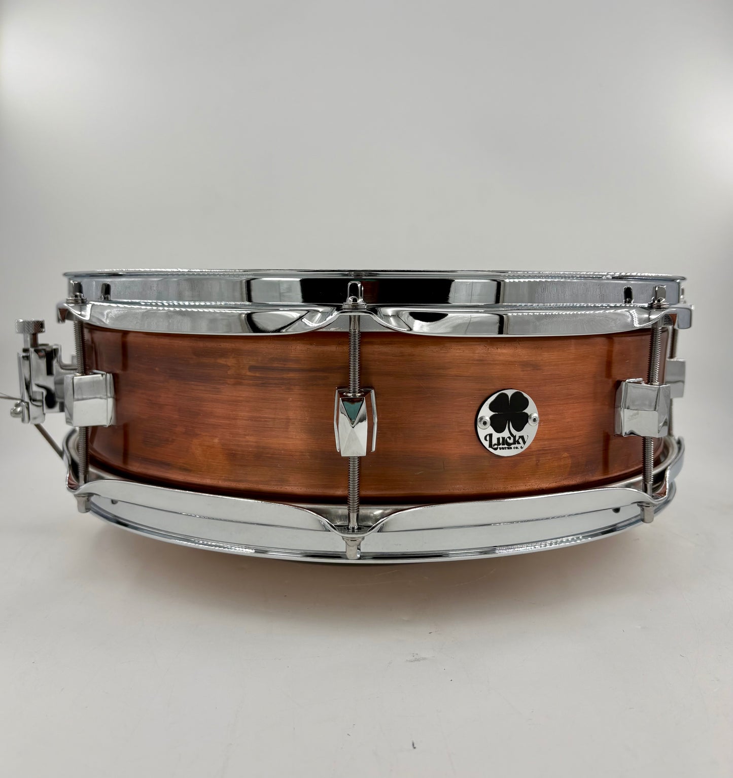 Lucky Drums Company 4.5”x15” Dark Brushed Copper Snare