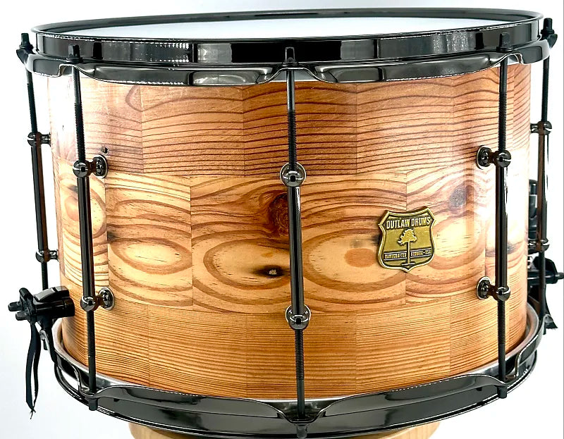 Outlaw Drums Heart Pine 14" x 9.5" Snare Drum