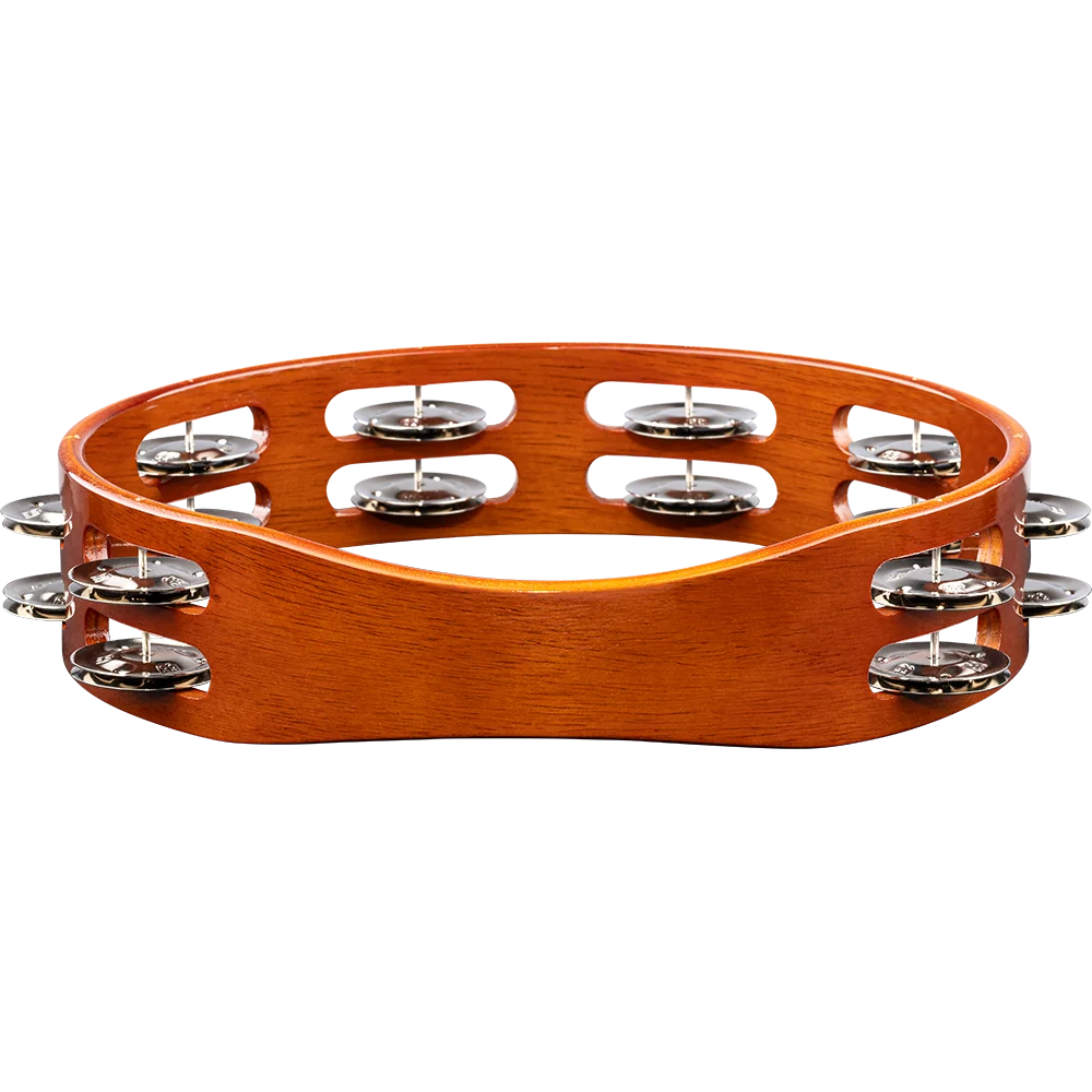 Meinl Percussion 10-inch Handheld Wood Tambourine - Antique Brown