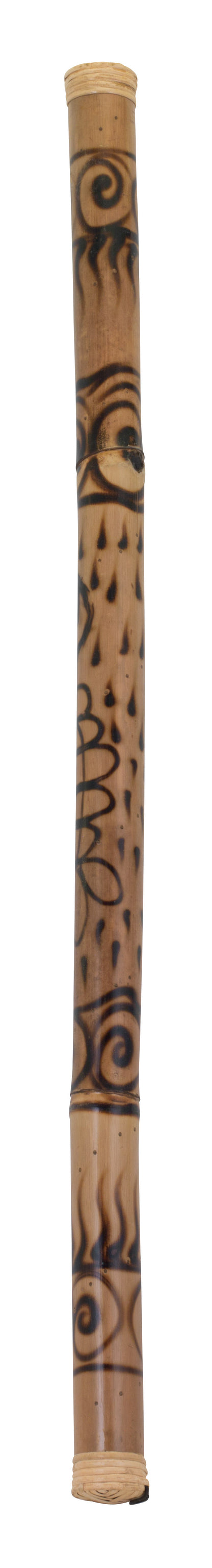 48" BAMBOO RAINSTICK WITH BURNED FINISH #694 RHYTHM WATER