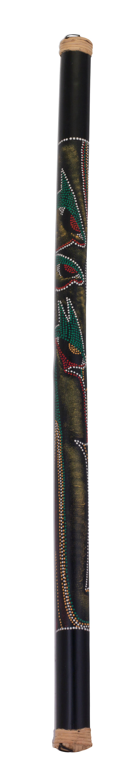 48" BAMBOO RAINSTICK WITH PAINTED FINISH #693 HIDDEN SPIRIT