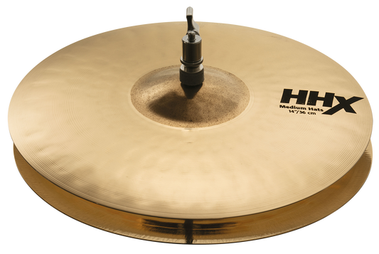 SABIAN 14" HHX Medium Hat Top Brilliant Finish