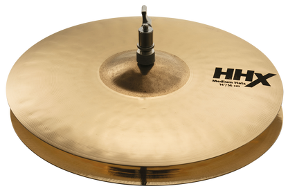SABIAN 14" HHX Medium Hats Brilliant Finish