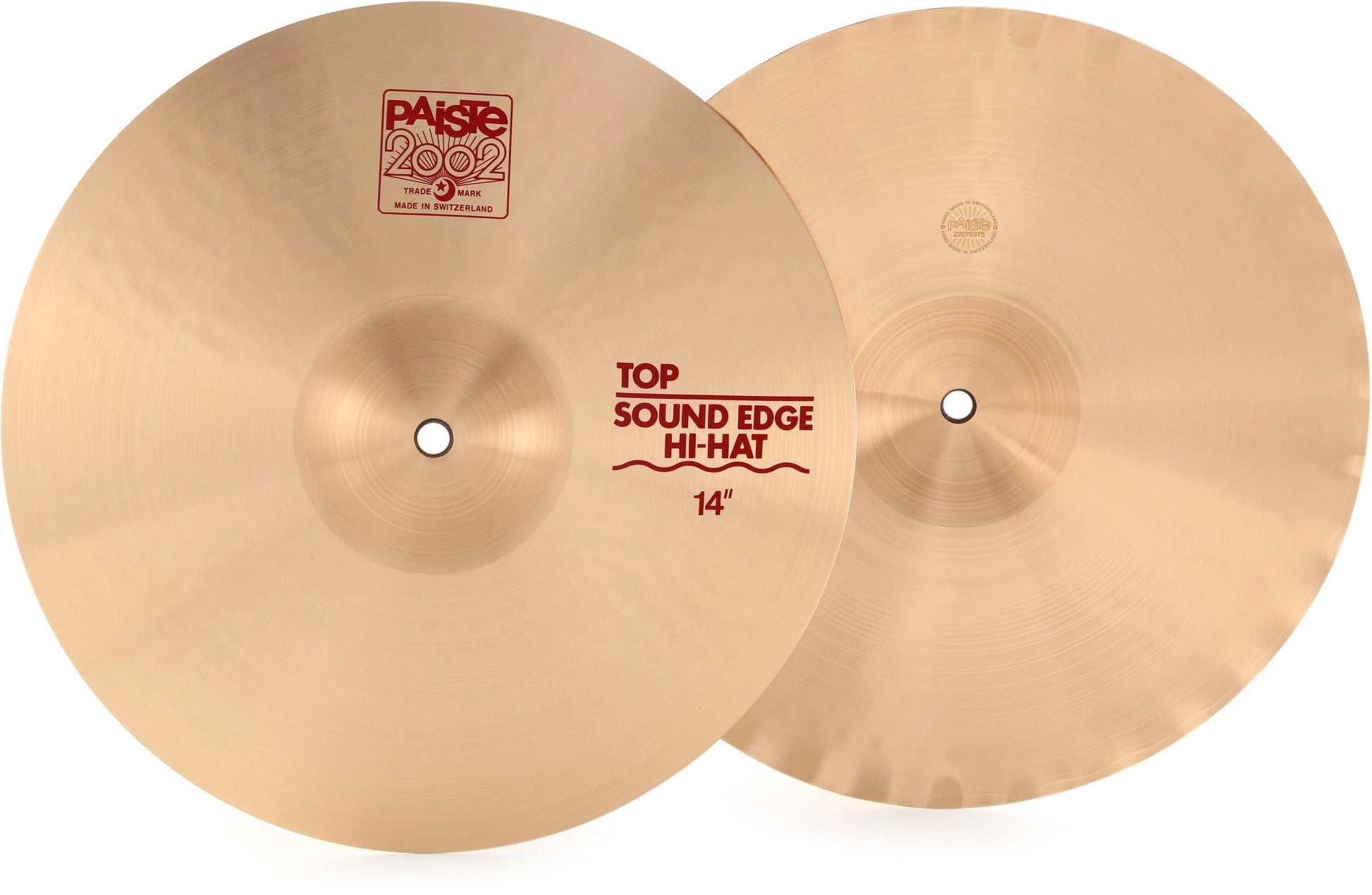 Paiste 2002 14in Sound Edge Hi Hat-Paiste-Atlanta Drum Shop