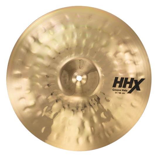 SABIAN 15" HHX Groove Hi-Hats Brilliant Finish