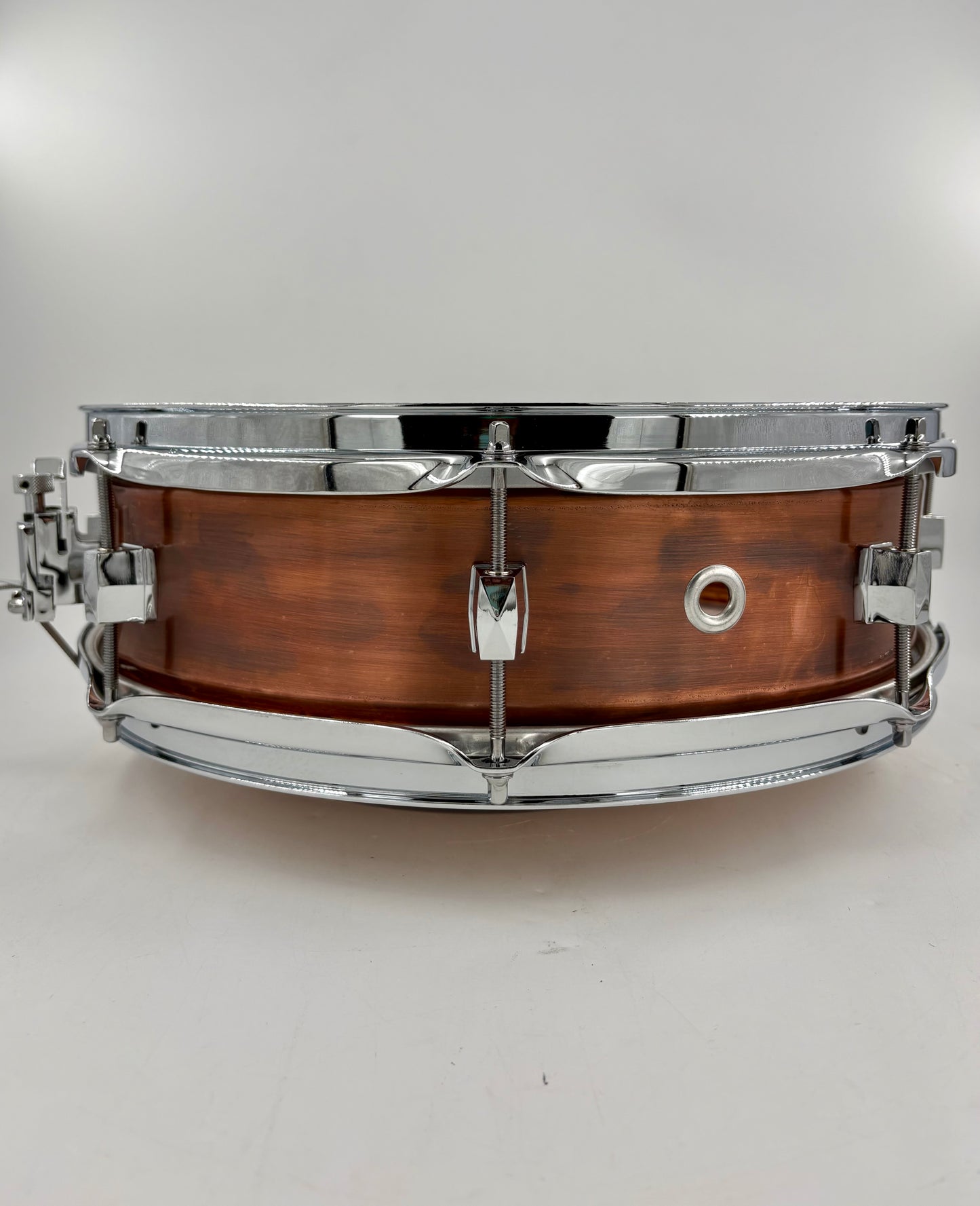 Lucky Drums Company 4.5”x15” Dark Brushed Copper Snare
