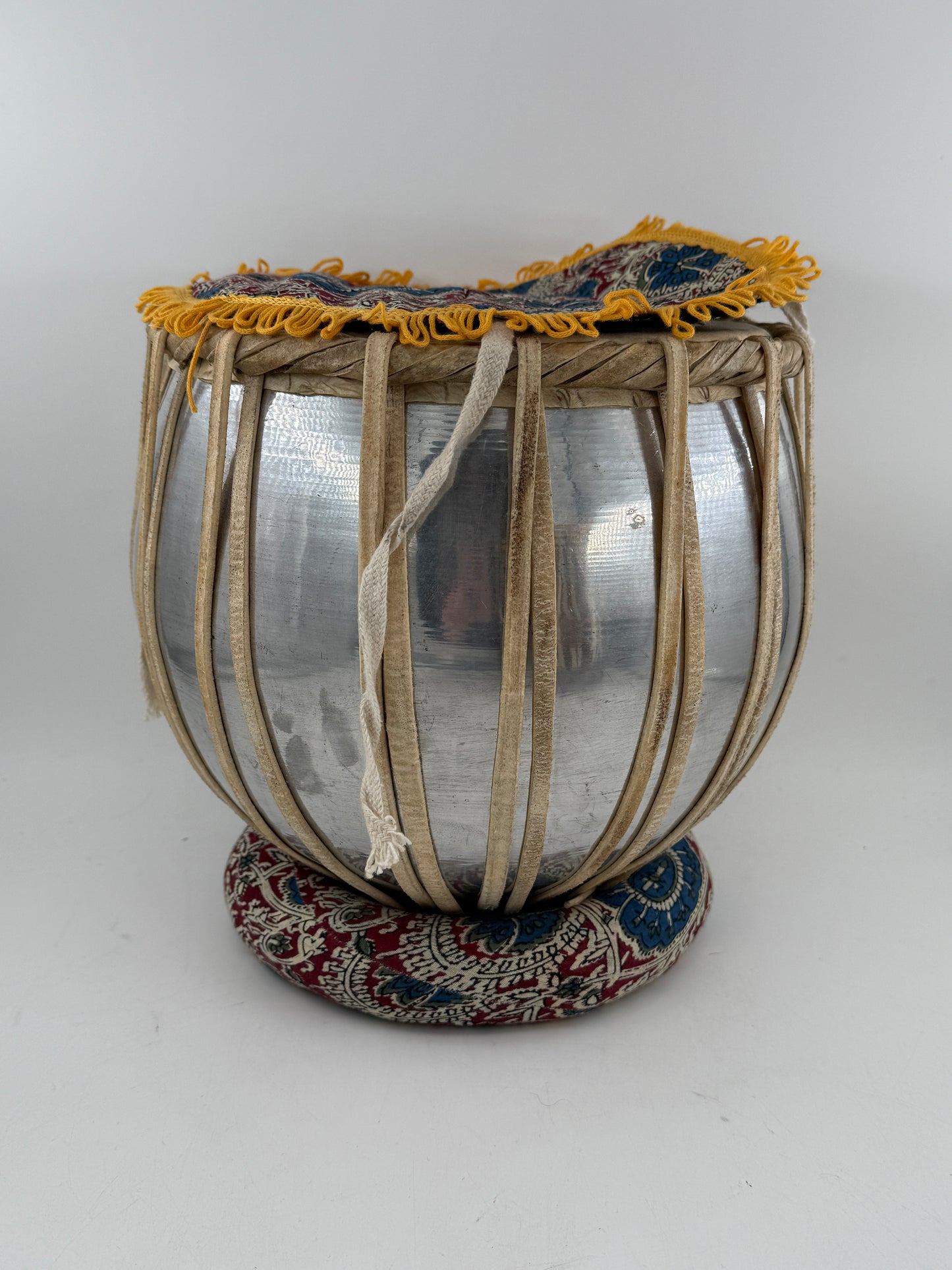 Tabla Drums Set Steel Nickel Plated Bayan Musical Instruments Set of Two