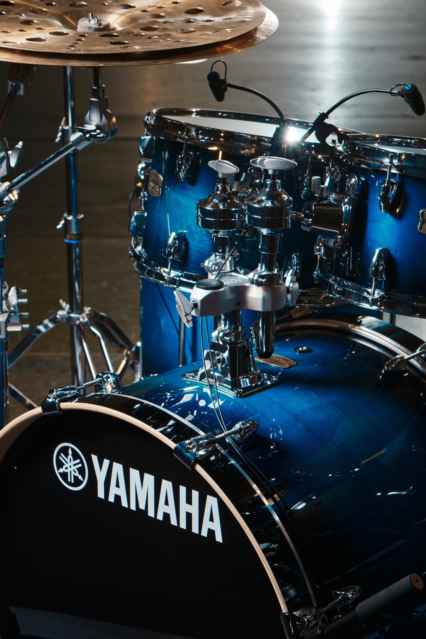 Yamaha Stage Custom Birch 5-Piece Shell Pack - Deep Blue Sunburst