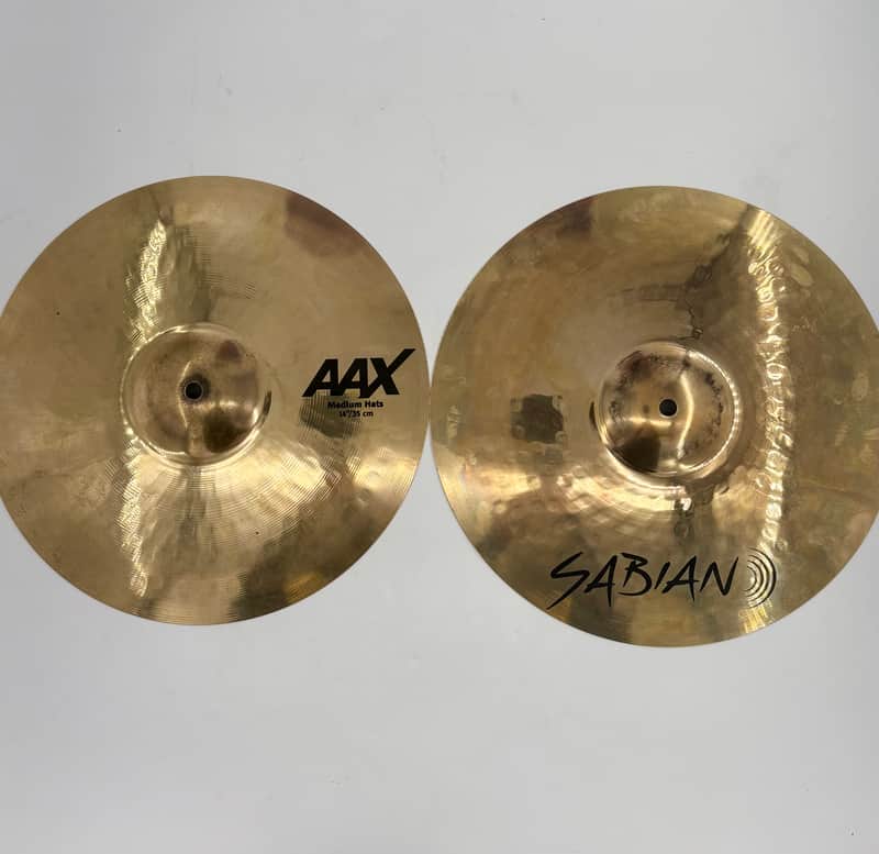Sabian AAX 14" Medium Hi-Hats - Used-Sabian-Atlanta Drum Shop