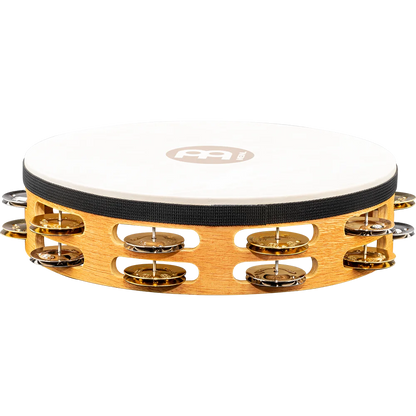 Meinl Percussion Recording-Combo Wood Tambourine - Double Row with Head