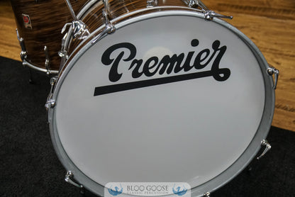 Premier 1960s Drum Kit 20/12/16 in Mahogany Swirl aka "Root Beer"