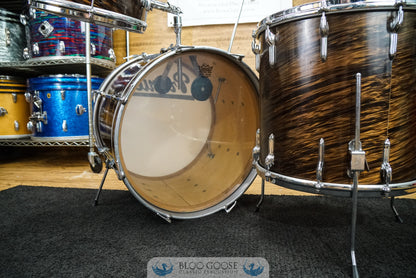 Premier 1960s Drum Kit 20/12/16 in Mahogany Swirl aka "Root Beer"