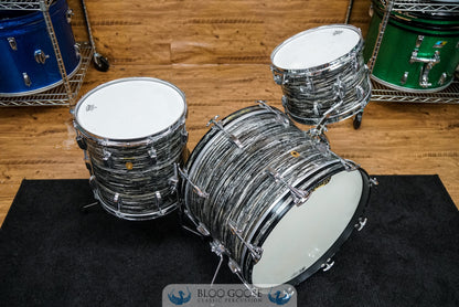 *COLLECTOR GRAIL* LUDWIG 1963 DOWNBEAT KIT IN BLACK OYSTER PEARL