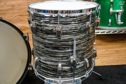 *COLLECTOR GRAIL* LUDWIG 1963 DOWNBEAT KIT IN BLACK OYSTER PEARL