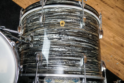 *COLLECTOR GRAIL* LUDWIG 1963 DOWNBEAT KIT IN BLACK OYSTER PEARL