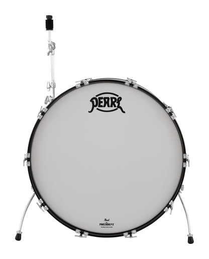 PRESIDENT SERIES DELUXE 26X14 BASS DRUM, #450 SILVER SPARKLE