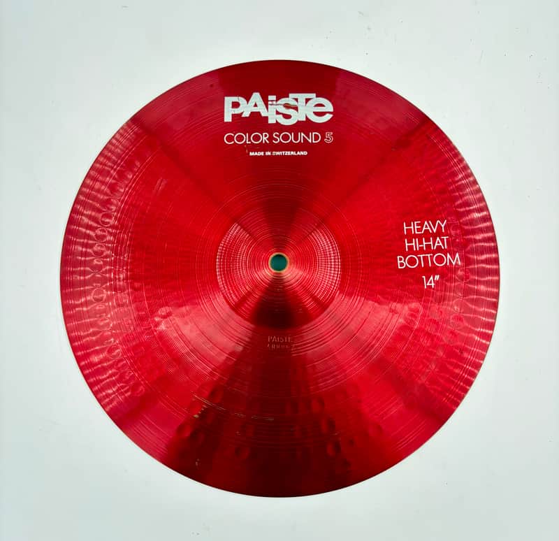Paiste Color Sound 5 14" Heavy Hi-Hats (982g & 1,050g)-Paiste-Atlanta Drum Shop