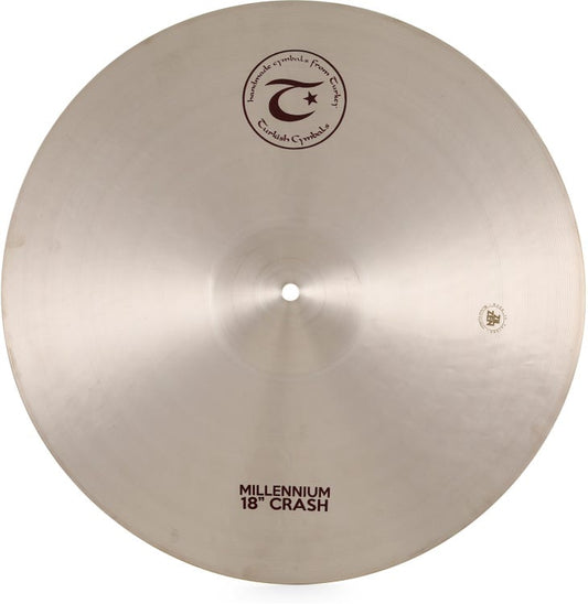 Turkish Cymbals Millennium Crash Cymbal - 18 inch