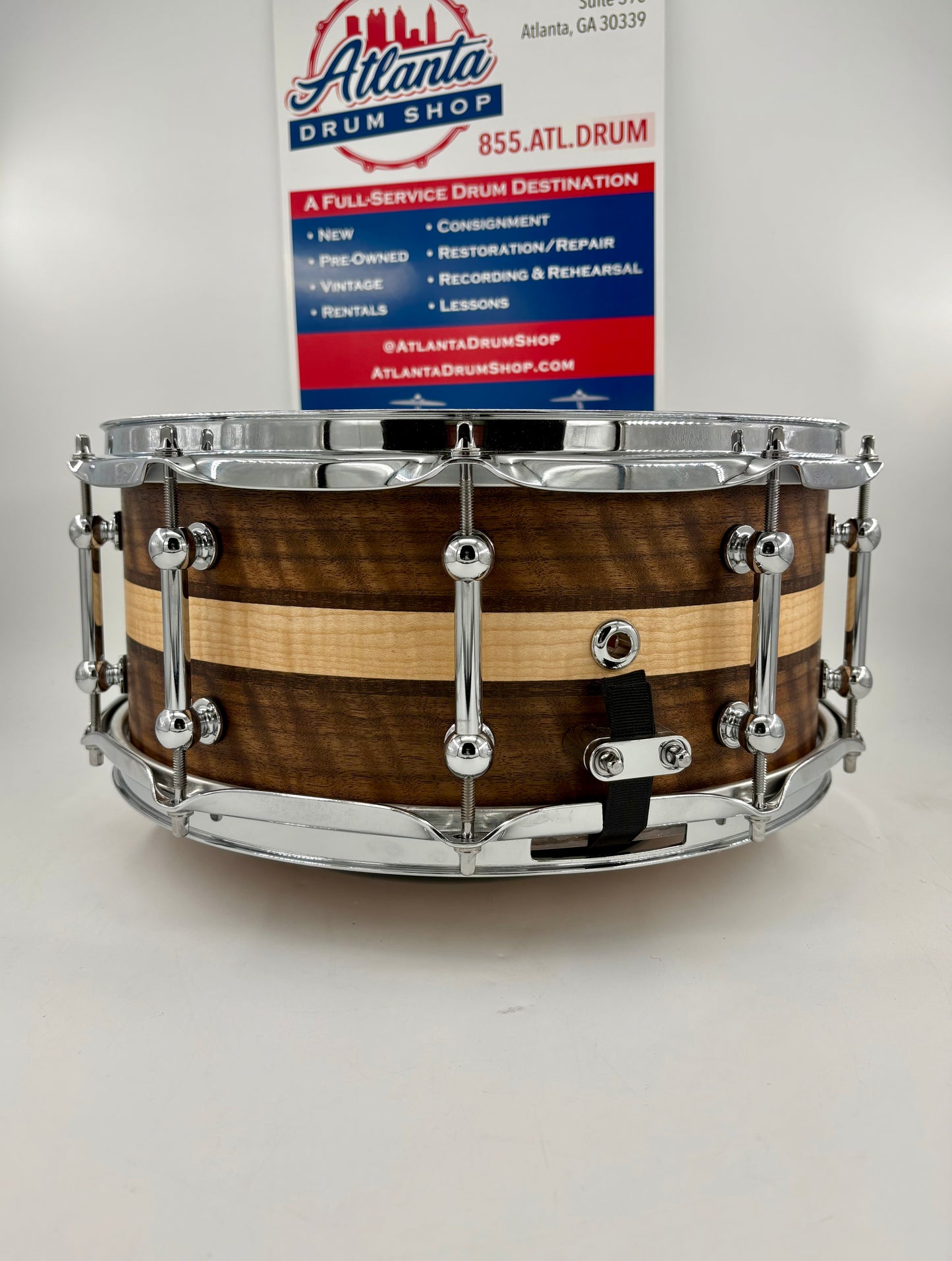 Pi Drum Company 14"x6" Custom Stave Multi-Wood Snare