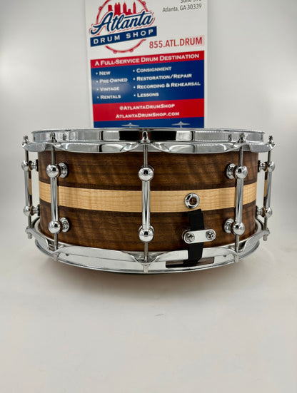 Pi Drum Company 14"x6" Custom Stave Multi-Wood Snare