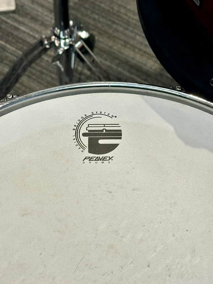 Peavey Radial Pro 751 5-Piece 1994 - Clear Gloss Red-Peavey-Atlanta Drum Shop