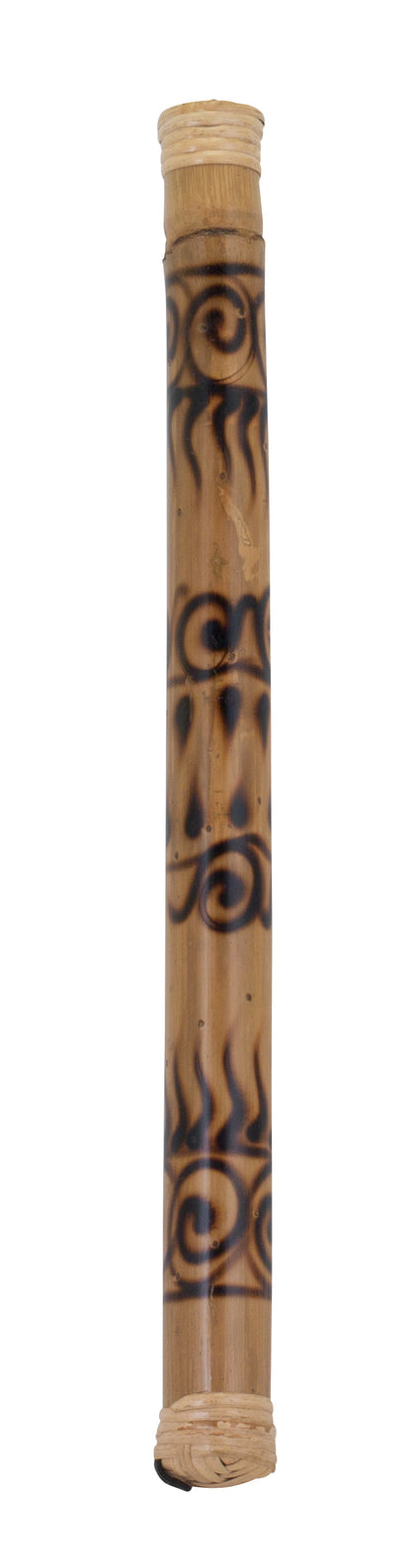 24" BAMBOO RAINSTICK WITH BURNED FINISH #694 RHYTHM WATER