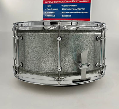 Lucky Drums Company 14"x 7" Galvanized Steel 8-Lug Snare-Lucky Drum Co-Atlanta Drum Shop
