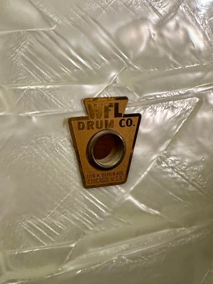 WFL/Ludwig Vintage 5 Piece Drum Set 1950s - White Marine Pearl