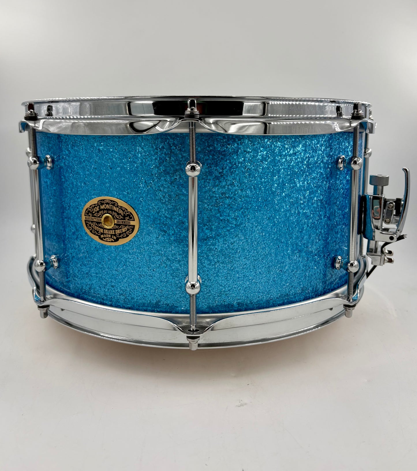 Montineri Custom 7”x14” Light Blue Sparkle Snare