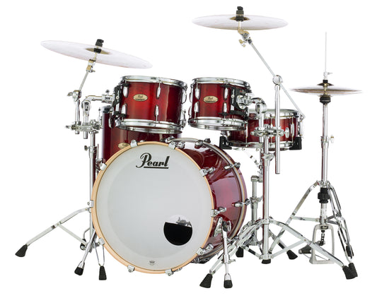 Pearl Session Studio Select 4-piece Shell Pack - 22" Bass Drum ANTIQUE CRIMSON BURST