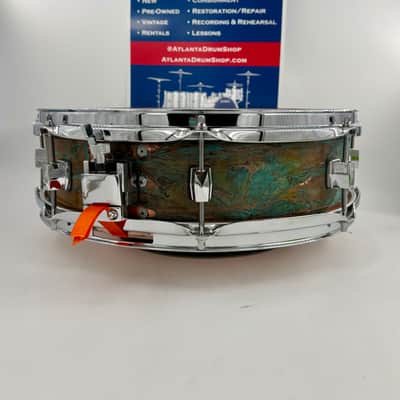 Lucky 14x5 Artistic Pre-Patina Snare-Lucky Drum Co-Atlanta Drum Shop