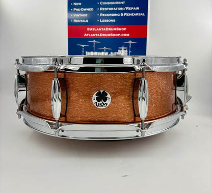 Lucky Drums Company 14" x 5" Artistic Copper Finish Snare-Lucky Drum Co-Atlanta Drum Shop