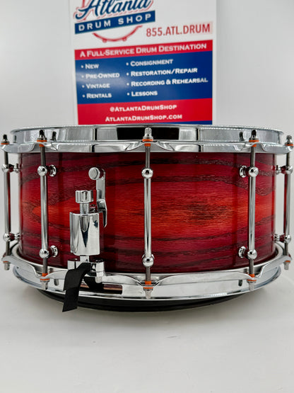 Wellingtone Custom Drum Company - 14” x 6” Steam-Bent Red Oak Snare