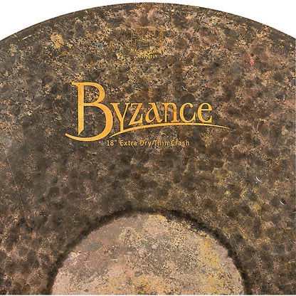 MEINL Byzance Extra Dry Thin Crash Cymbal - 18"