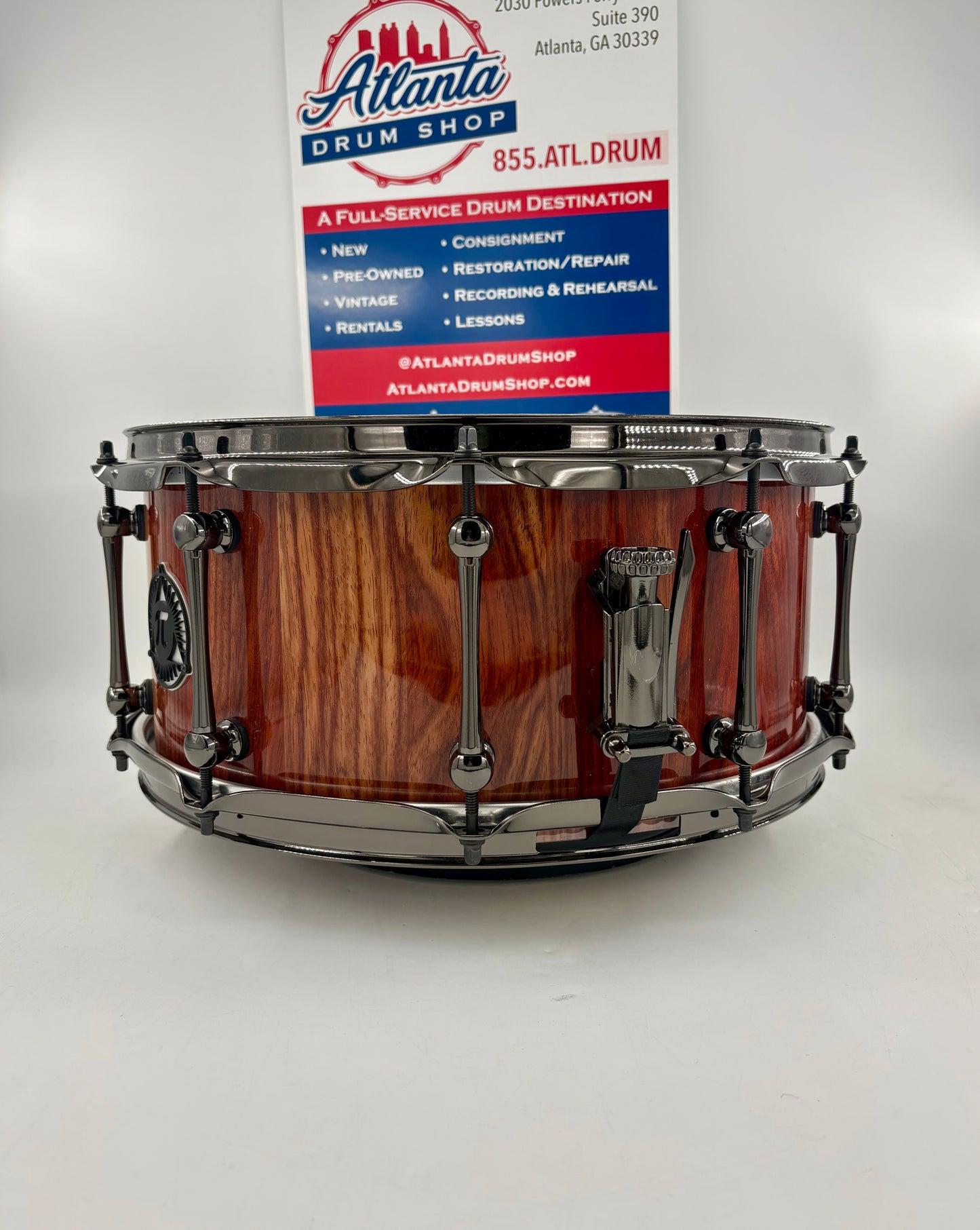 Pi Drum Company 14"x6" Custom Stave Padauk Wood Snare