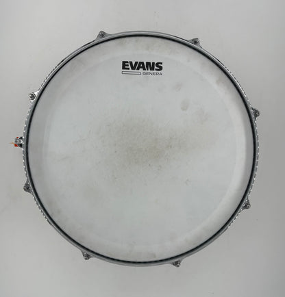 Lucky Drums Company 6.5”x14” Brushed Copper Snare w/ Stripe