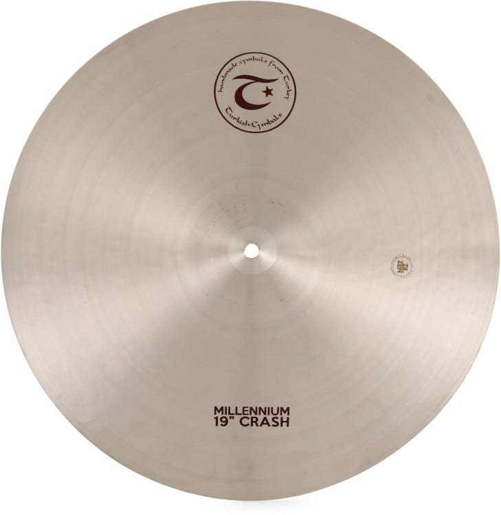 Turkish Cymbals Millennium Crash Cymbal - 19 inch