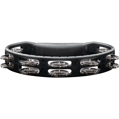 Meinl Headliner ® Series Molded ABS Tambourine - Black, Dual Row, Stainless Steel Jingles