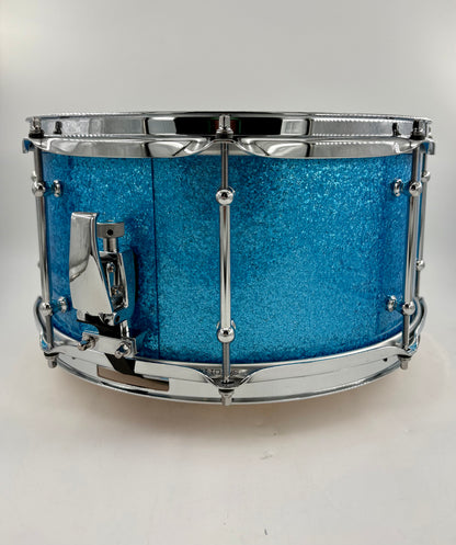 Montineri Custom 7”x14” Light Blue Sparkle Snare