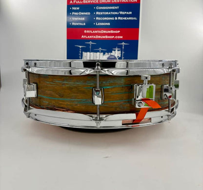 Lucky Drums Company 15" x 4.5" Artistic Pre-Patina Copper Snare-Lucky Drum Co-Atlanta Drum Shop