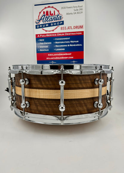 Pi Drum Company 14"x6" Custom Stave Multi-Wood Snare