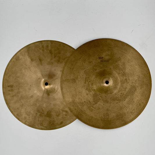 Zildjian 14” Rock Hi-Hats - 1970’s (736-1026g)
