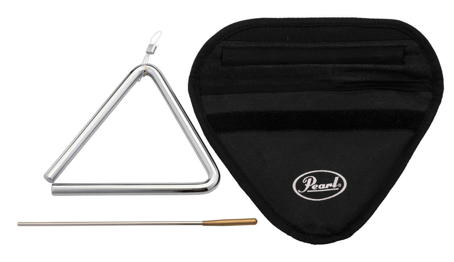6" ELITE SERIES TRIANGLE, W/ BEATER & CASE