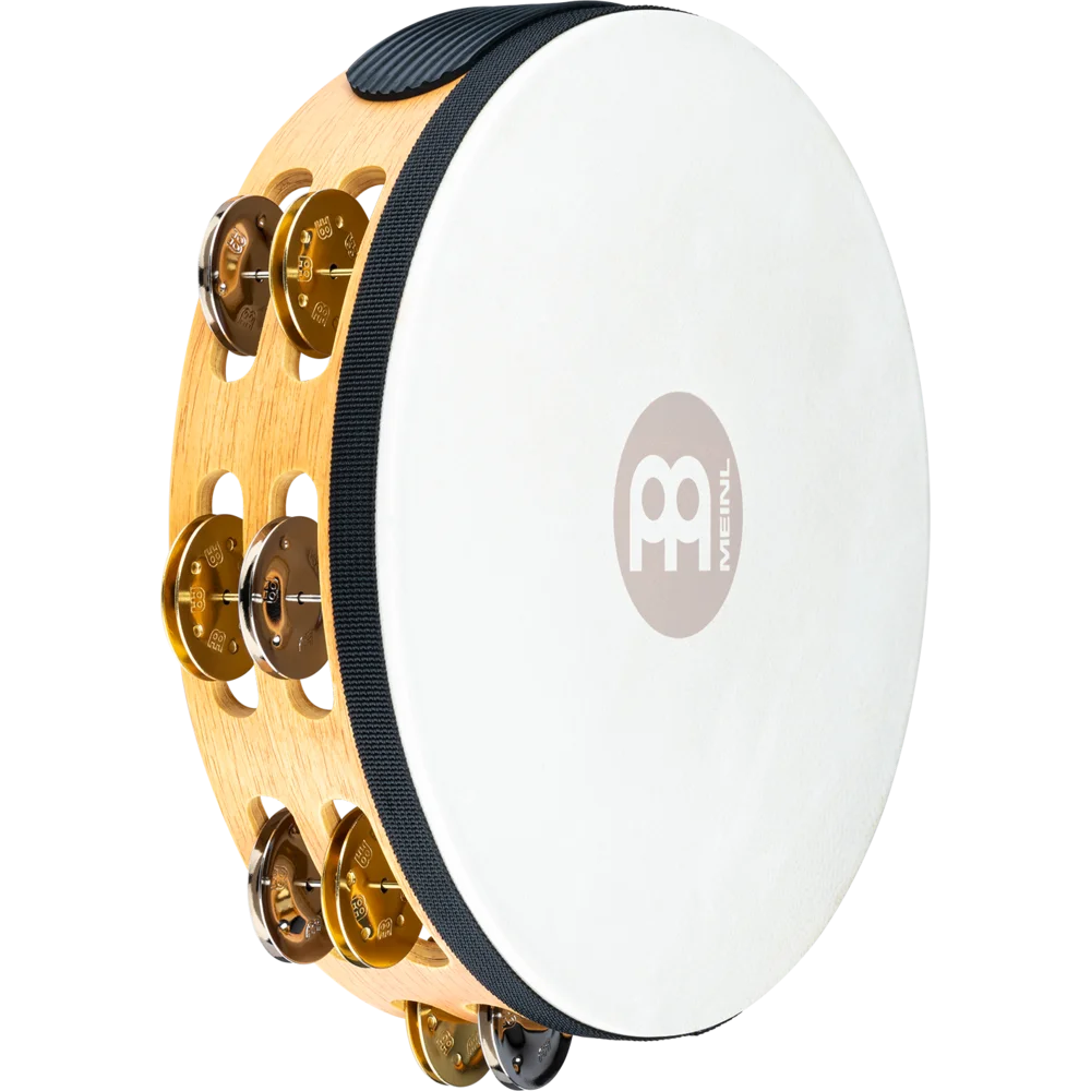 Meinl Percussion Recording-Combo Wood Tambourine - Double Row with Head