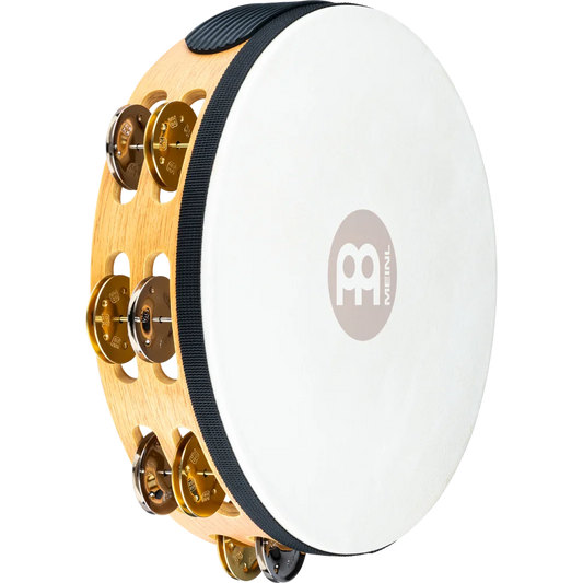 Meinl Percussion Recording-Combo Wood Tambourine - Double Row with Head