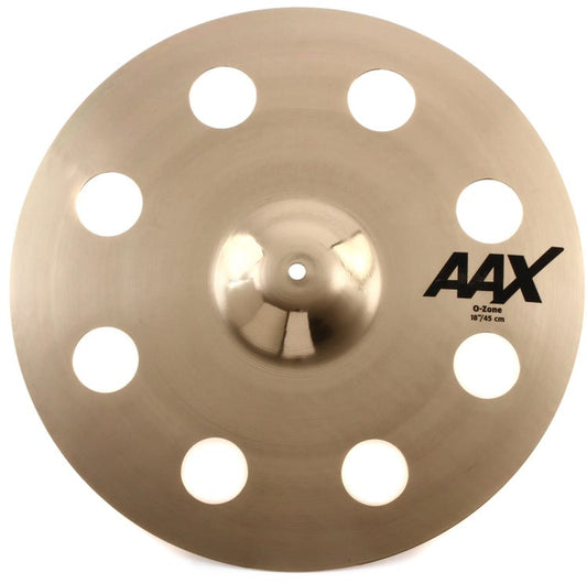 Sabian 16 inch AAX O-Zone Crash Cymbal - Brilliant Finish