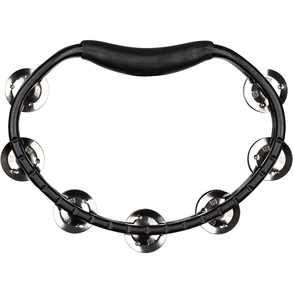 Meinl Headliner ® Series Molded ABS Tambourine - Black, Dual Row, Stainless Steel Jingles