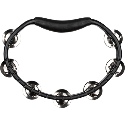Meinl Headliner ® Series Molded ABS Tambourine - Black, Dual Row, Stainless Steel Jingles